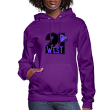 21 West Women's Hoodie - purple