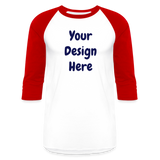 Baseball T-Shirt - white/red