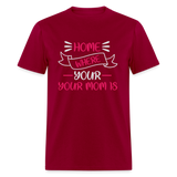 T-Shirt - dark red