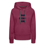 Women’s Premium Hoodie - burgundy