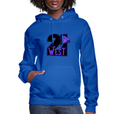 21 West Women's Hoodie - royal blue