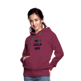Women’s Premium Hoodie - burgundy