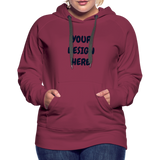 Women’s Premium Hoodie - burgundy