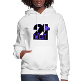 21 West Women's Hoodie - white