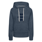 Women’s Premium Hoodie - heather denim