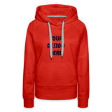 Women’s Premium Hoodie - red