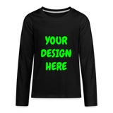 Kids' Premium Long Sleeve T-Shirt - black