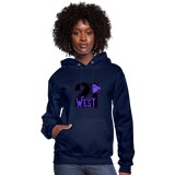 21 West Women's Hoodie - navy