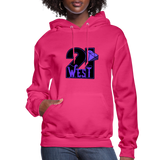 21 West Women's Hoodie - fuchsia