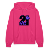 21 West Women's Hoodie - fuchsia
