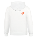 Contrast Hoodie - white/gray