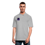 21 West Men's Pique Polo Shirt - heather gray